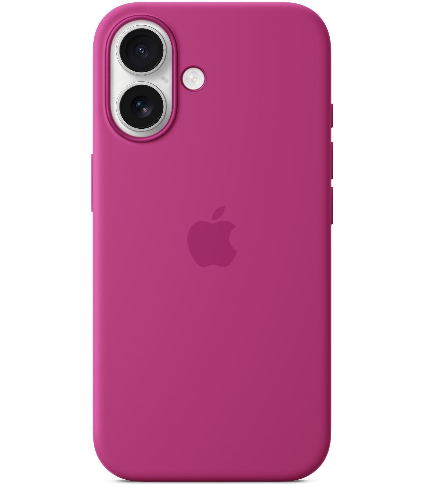Силиконовый чехол Apple с MagSafe Fuchsia для iPhone 16 Plus