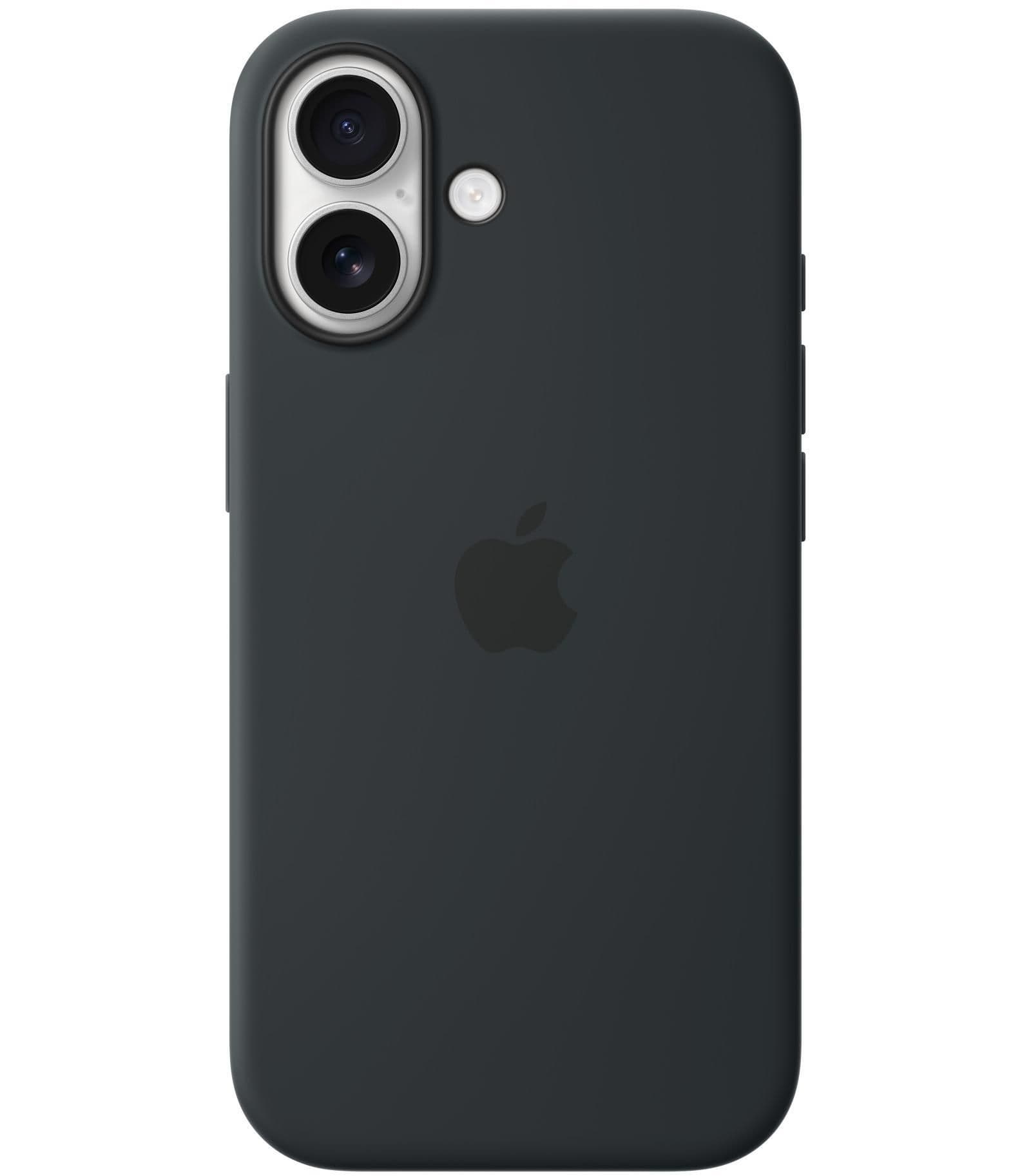 Силиконовый чехол Apple с MagSafe Black для iPhone 17