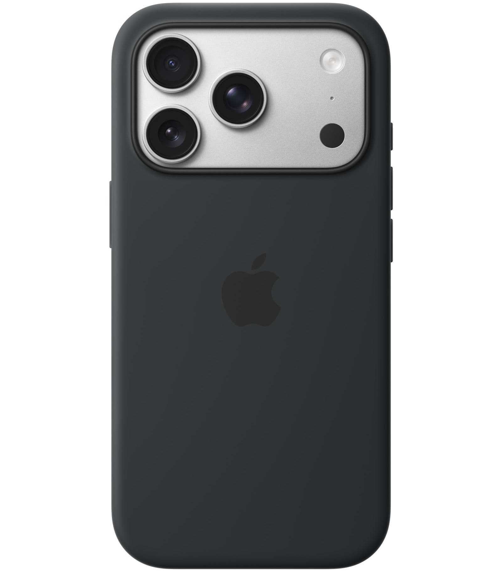 Силиконовый чехол Apple с MagSafe Black для iPhone 17 Pro