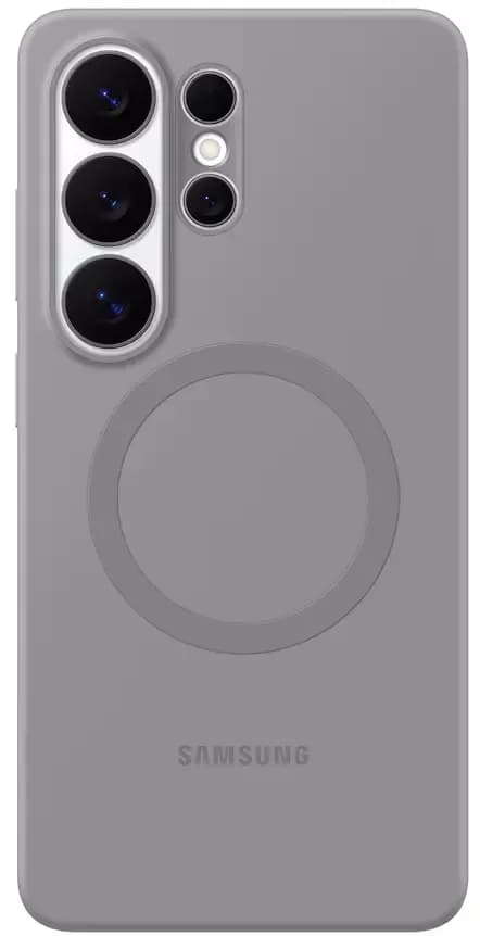 Чехол Samsung Silicone Magnet Case S26 Ultra Серый