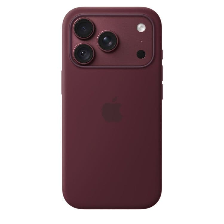 Силиконовый чехол Apple с MagSafe Burgundi для iPhone 18 Pro