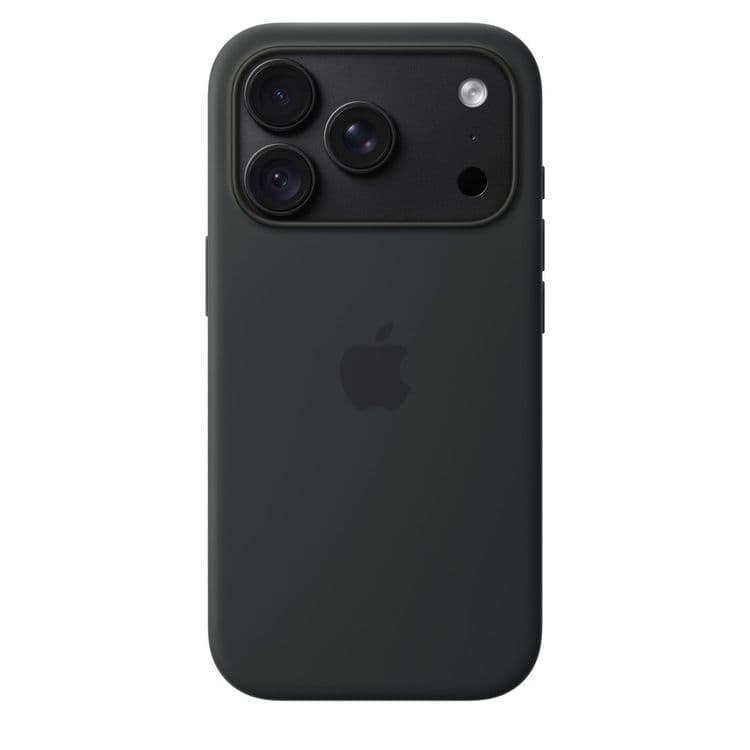 Силиконовый чехол Apple с MagSafe Black для iPhone 18 Pro