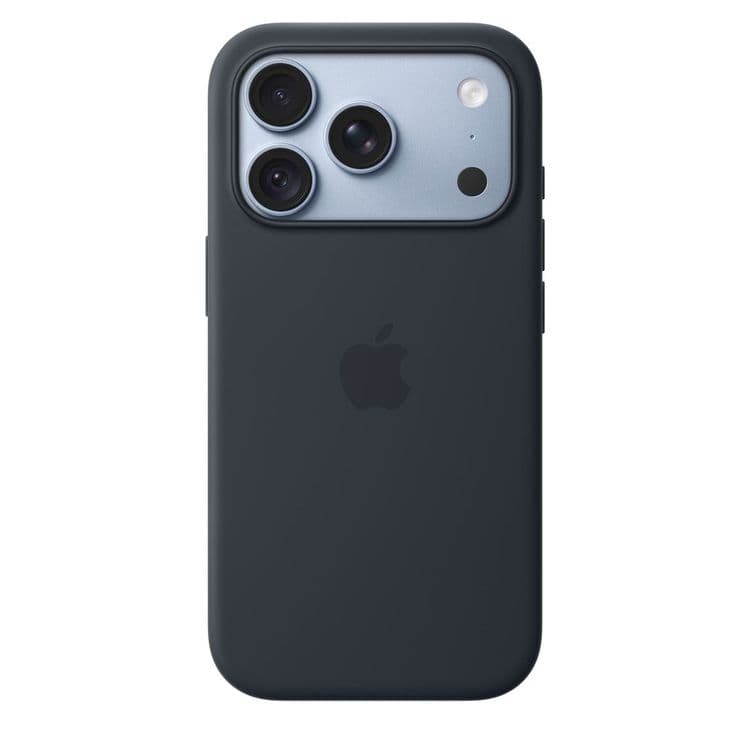 Силиконовый чехол Apple с MagSafe Navy Blue для iPhone 18 Pro