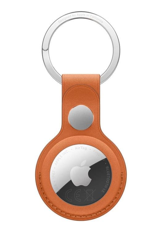 Тканевый брелок Apple FineWoven для AirTag Midnight Fox Orange