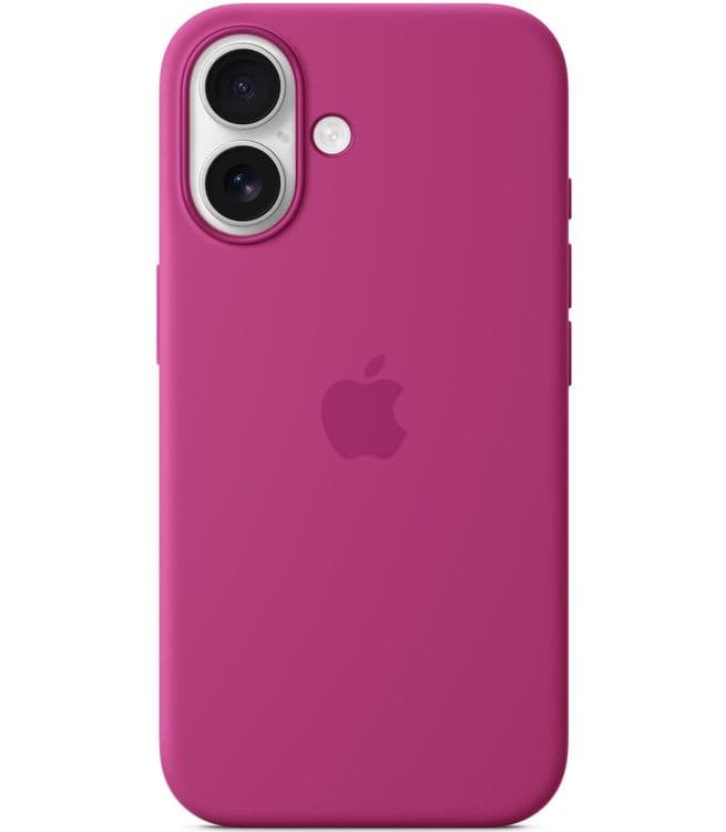 Силиконовый чехол Apple с MagSafe Fuchsia для iPhone 16