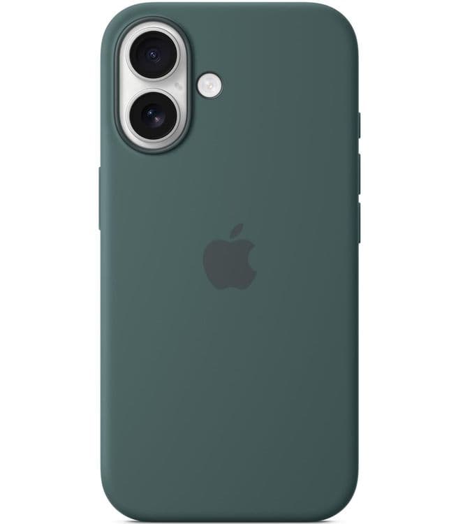 Силиконовый чехол Apple с MagSafe Lake Green для iPhone 16