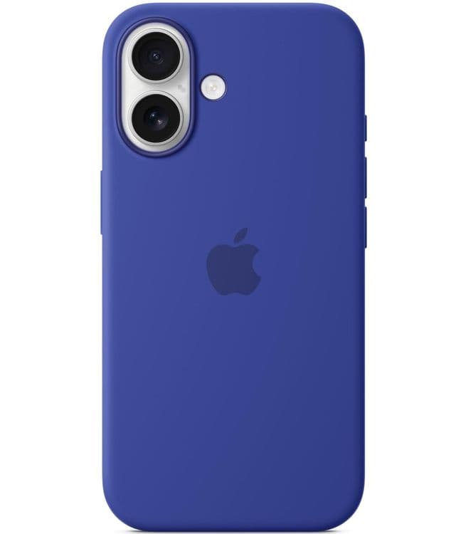 Силиконовый чехол Apple с MagSafe Ultramarine для iPhone 16