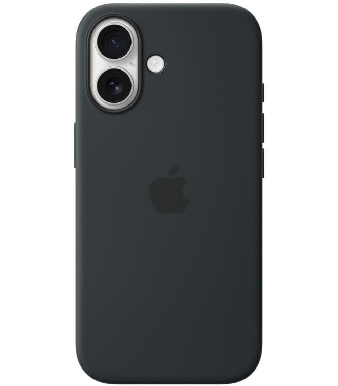 Силиконовый чехол Apple с MagSafe Black для iPhone 17