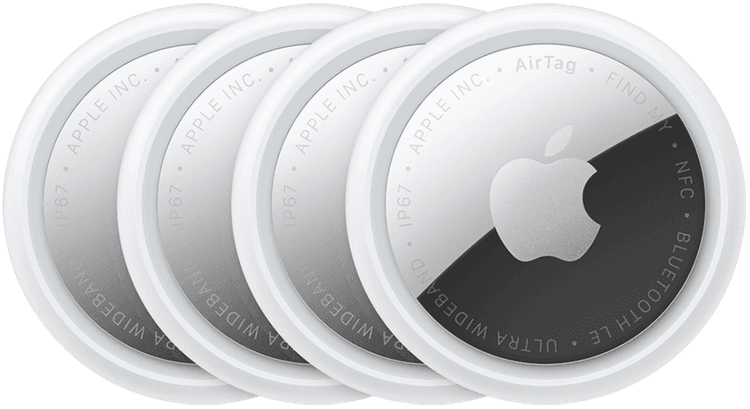 Комплект беспроводных меток Apple AirTag (4 шт)
