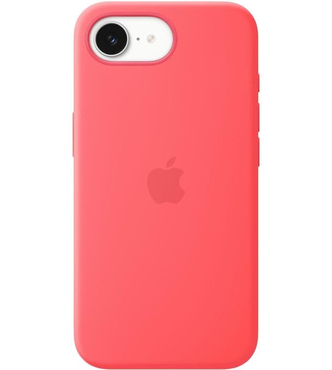 Силиконовый чехол Apple с MagSafe Bright Guava для iPhone 17e