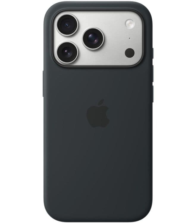 Силиконовый чехол Apple с MagSafe Black для iPhone 17 Pro Max