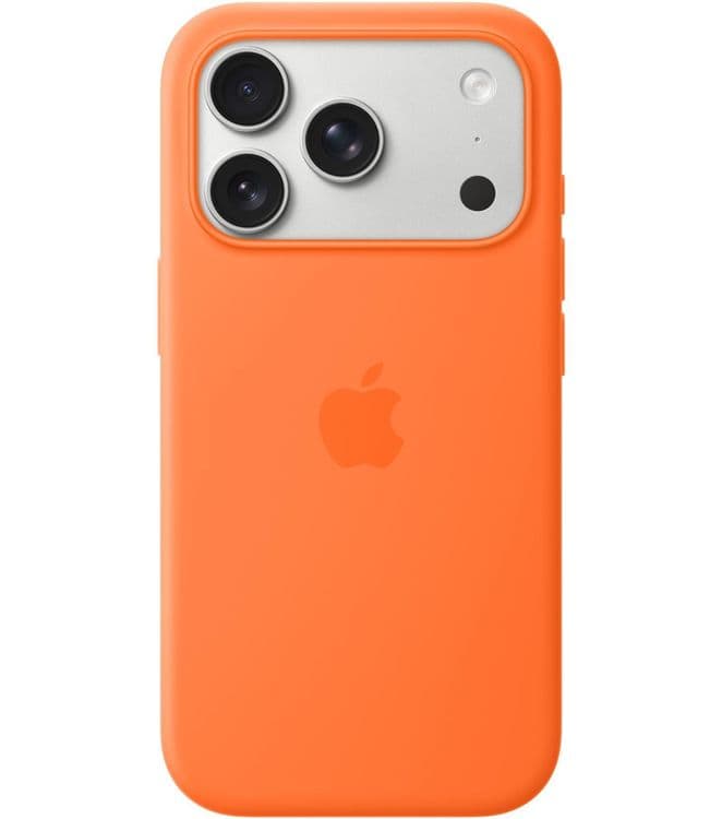 Силиконовый чехол Apple с MagSafe Orange для iPhone 17 Pro Max