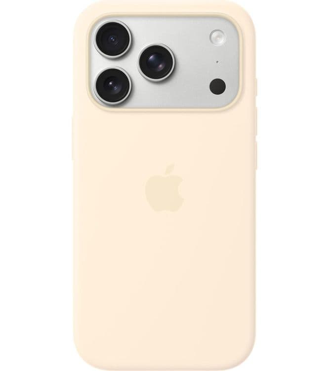 Силиконовый чехол Apple с MagSafe Vanilla для iPhone 17 Pro Max