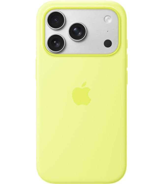 Силиконовый чехол Apple с MagSafe Neon Yellow для iPhone 17 Pro Max