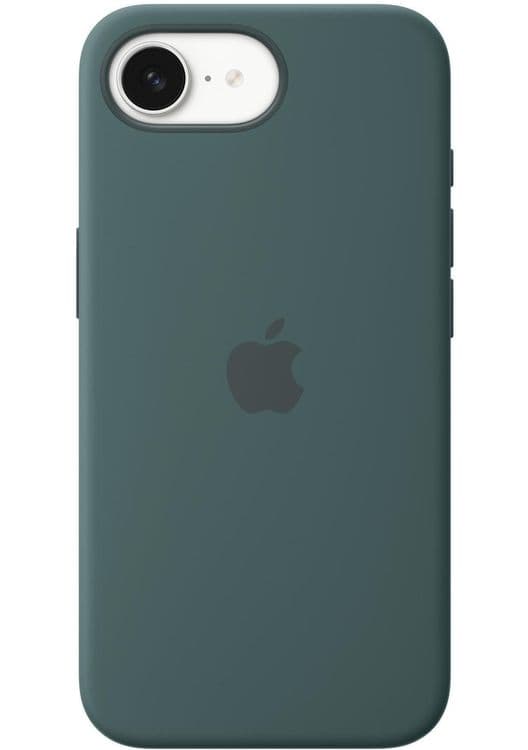 Силиконовый чехол Apple с MagSafe Lake Green для iPhone 16e