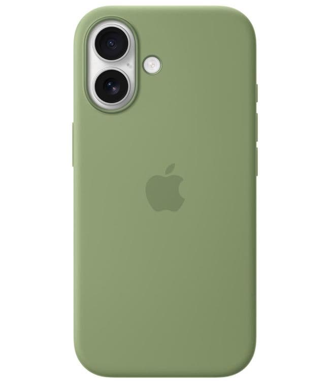 Силиконовый чехол Apple с MagSafe Light Moss для iPhone 17