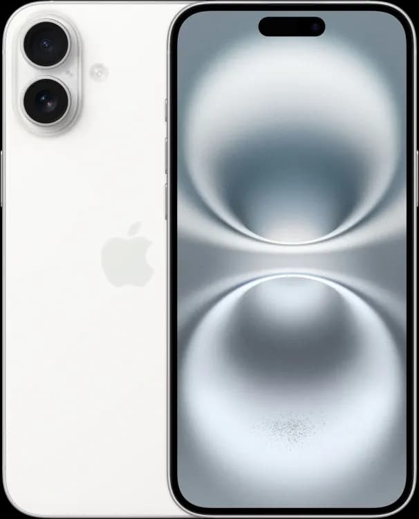 iPhone 16 Plus 128 White (Nano SIM + eSIM)