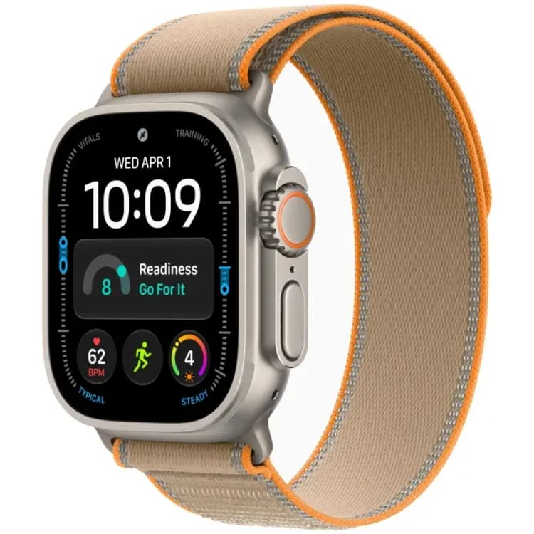 Apple Watch Ultra 4 (2026) 49mm Natural Titanium case Sand Trail Loop (S/M)