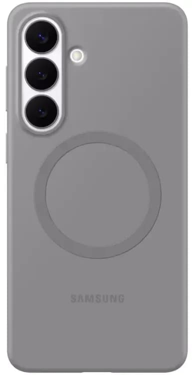 Чехол Samsung Silicone Magnet Case S26+ Серый