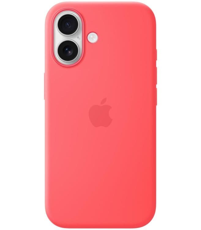 Силиконовый чехол Apple с MagSafe Bright Guava для iPhone 17