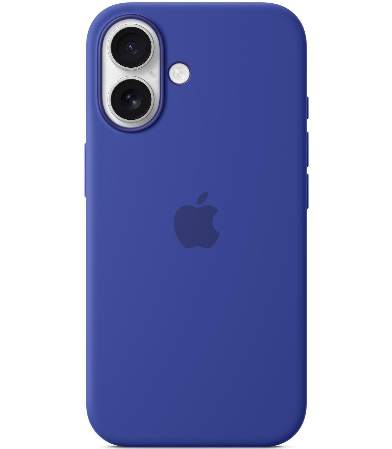 Силиконовый чехол Apple с MagSafe Ultramarine для iPhone 16
